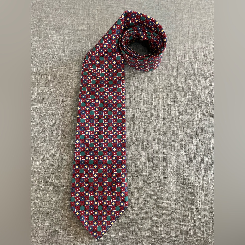 Christian Dior | Monsieur | Men’s | Dress | Neck Tie | Geometric Print
